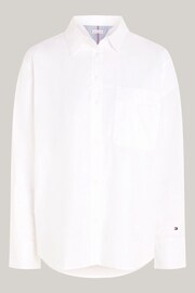 Tommy Hilfiger Cotton Easy Fit White Shirt - Image 9 of 9