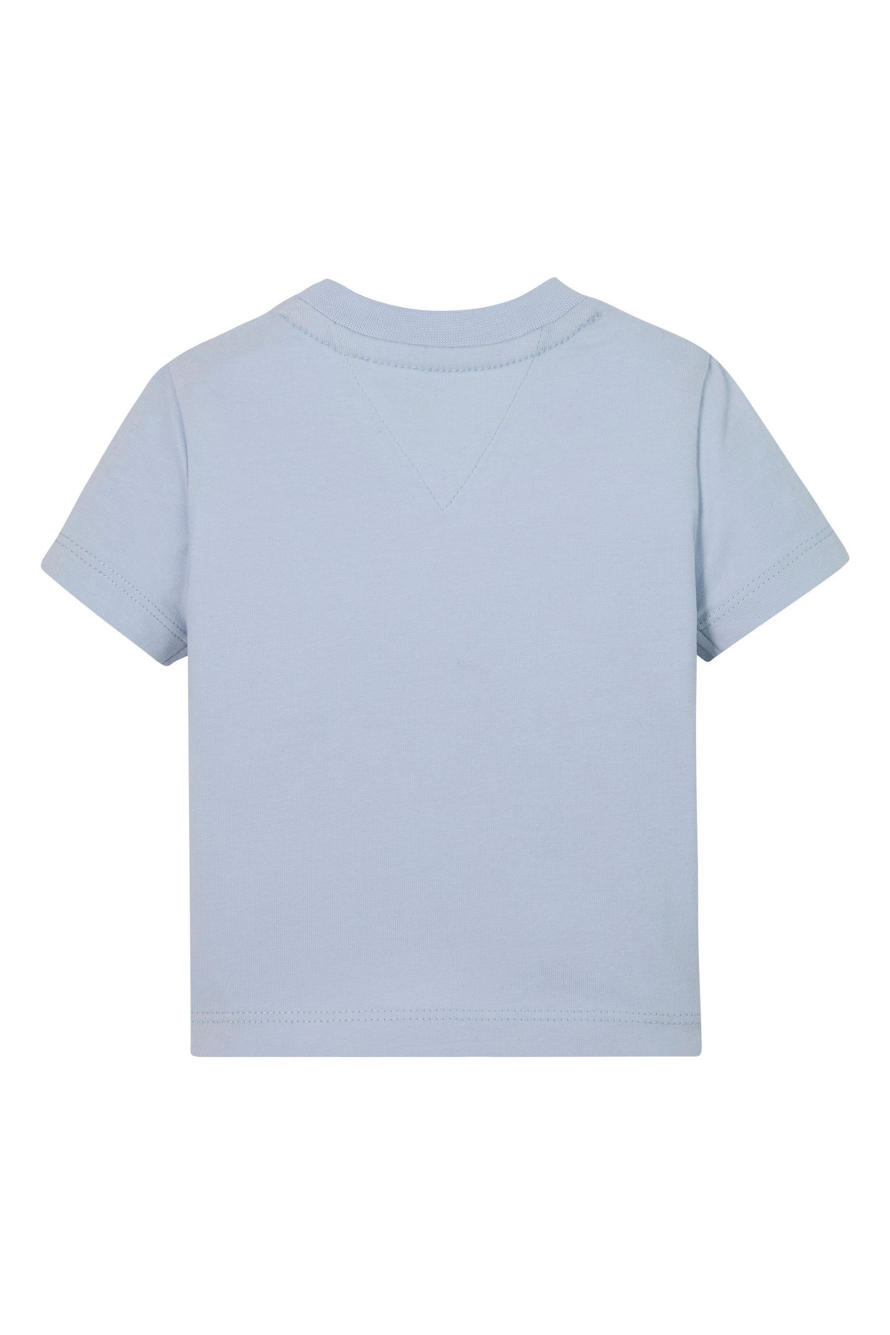 Buy Tommy Hilfiger Blue Baby Gingham Flag T Shirt from Next Luxembourg