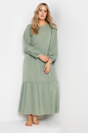 Long Tall Sally Green Smock Tiered Dress - Image 1 of 4