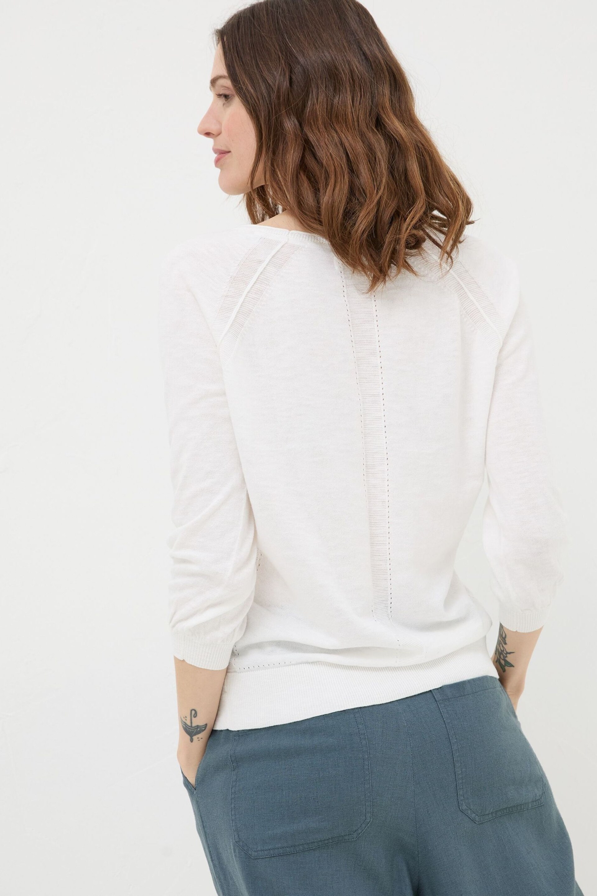 FatFace White Cardigan - Image 2 of 5