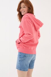 FatFace Pink Amy Zip Through Hoodie - Image 2 of 5