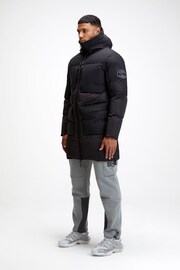 Zavetti Canada Katala Puffer Parka Jet Black Jacket - Image 2 of 7