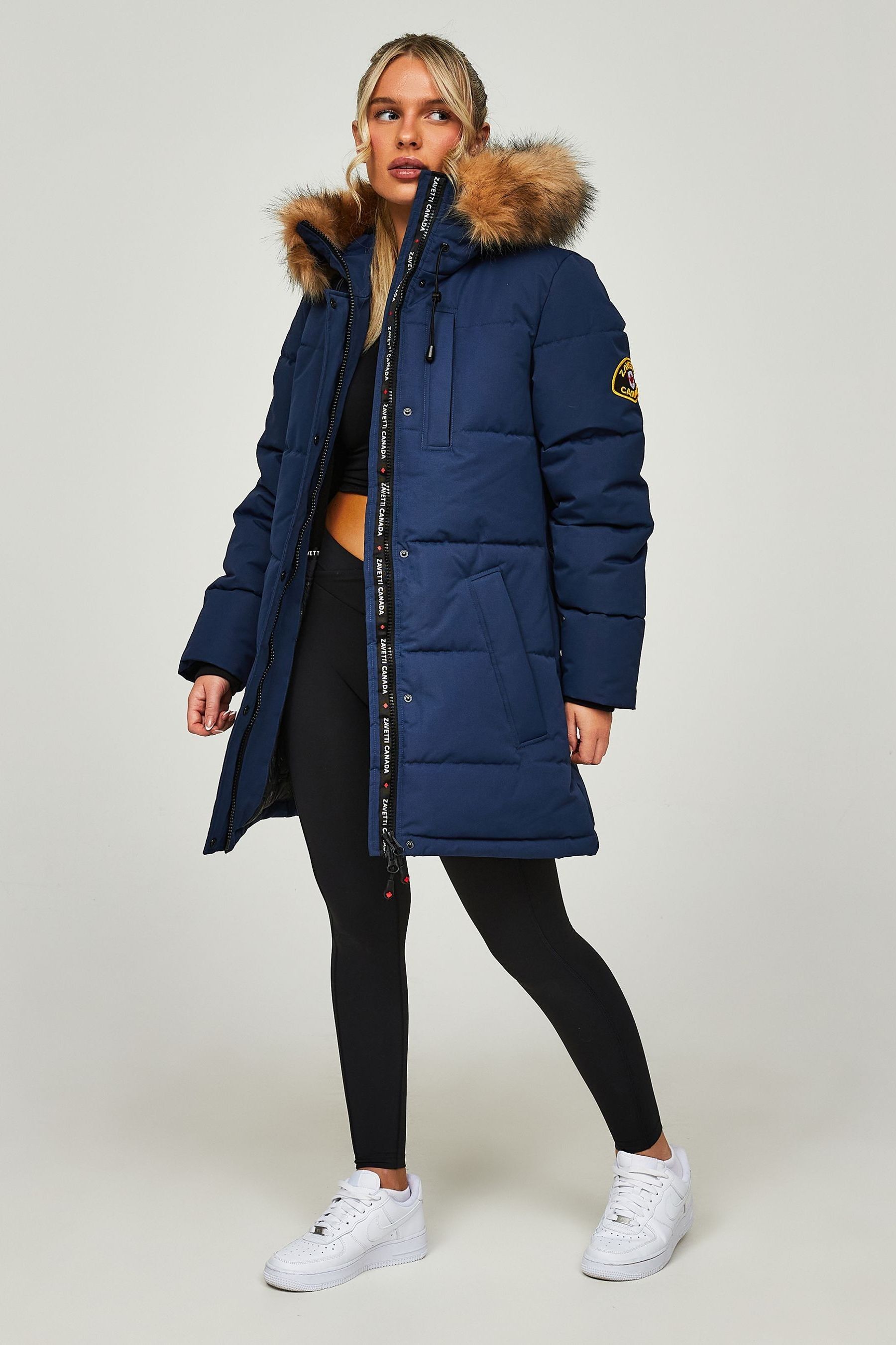 Zavetti Canada Womens Goshawa Puffer Parka Jacket