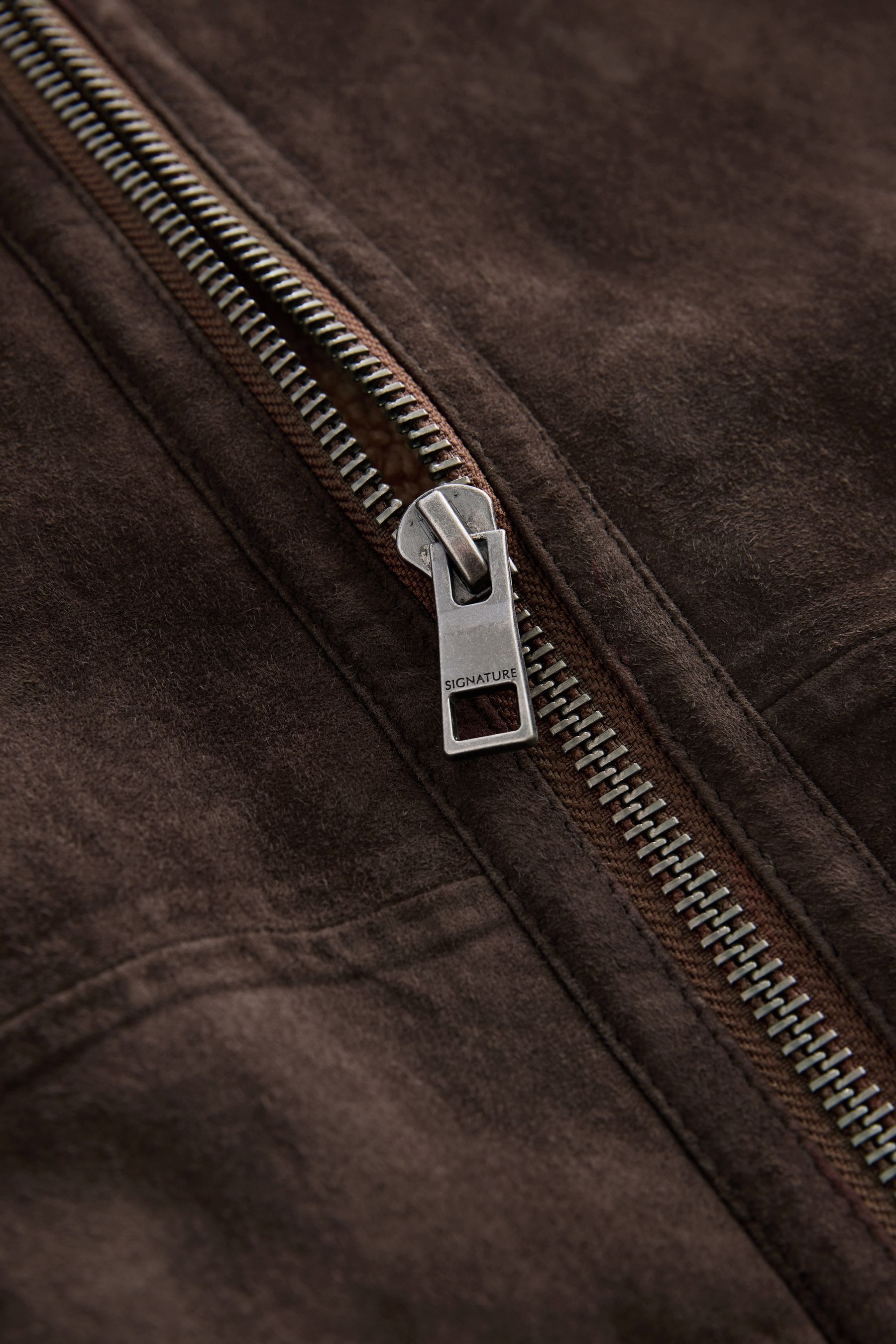 Warehouse suedette bonded biker jacket cheap