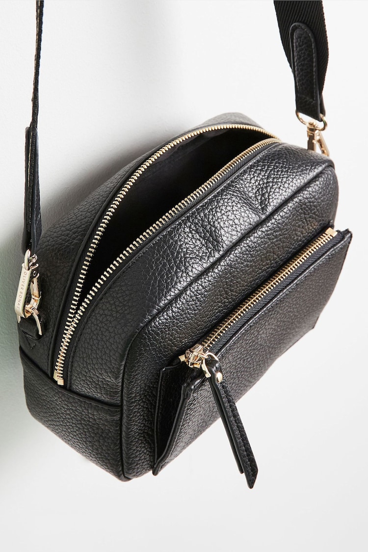 Oliver Bonas Logo Strap Charlee Crossbody Bag - Image 6 of 6