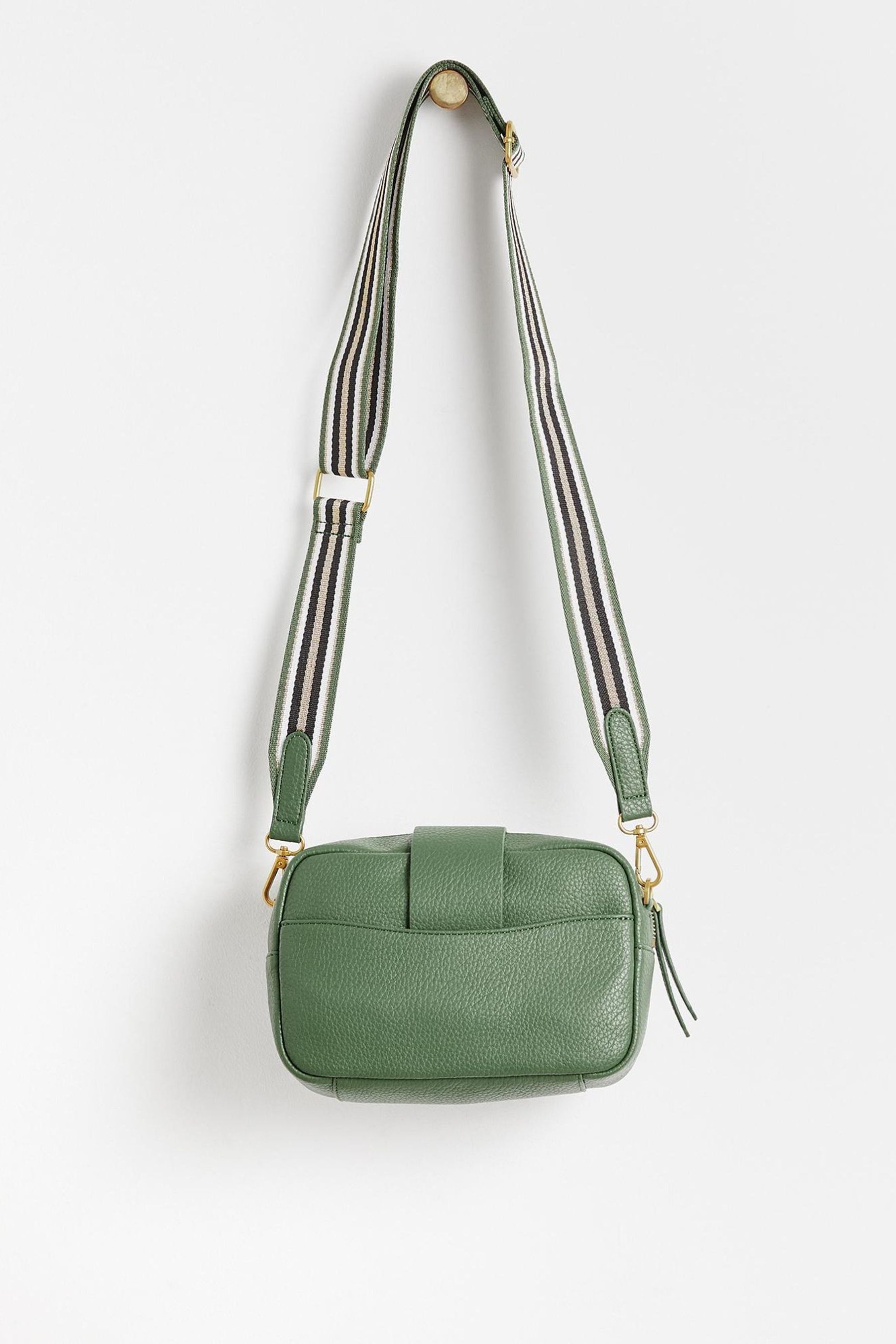 Oliver Bonas Olive Green Charlee Bottle Cross Body Bag
