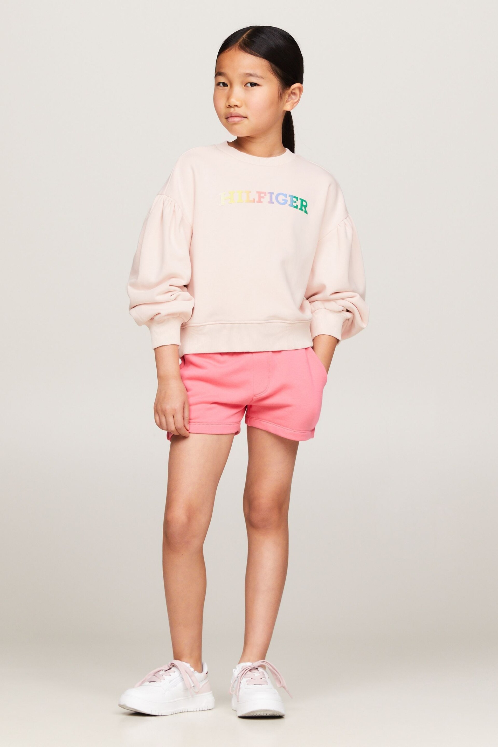Tommy Hilfiger Pink Monotype Sweatshirt - Image 4 of 6