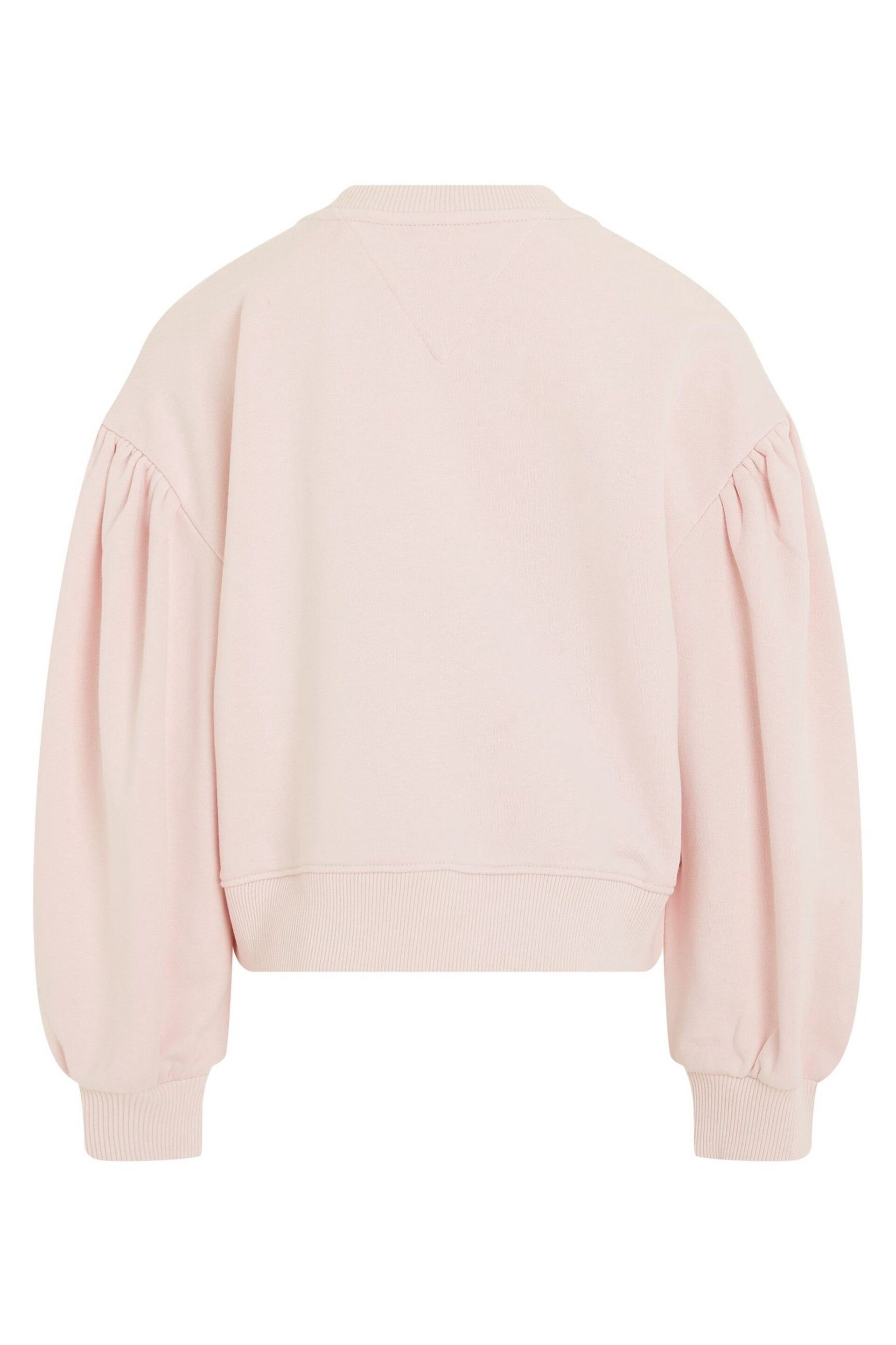 Tommy Hilfiger Pink Monotype Sweatshirt - Image 6 of 6