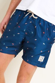 Brakeburn Blue Surfers Swimshorts - Image 4 of 5