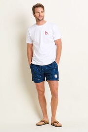 Brakeburn Blue Surfers Swimshorts - Image 5 of 5