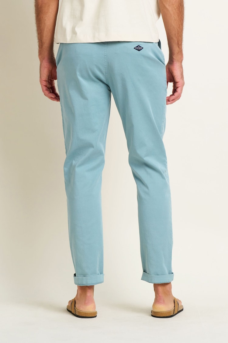 Brakeburn Blue Chinos Trousers - Image 2 of 4