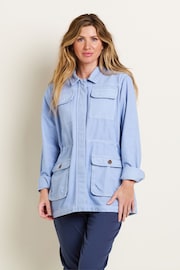 Brakeburn Blue Canford Denim Jacket - Image 1 of 5