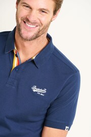 Brakeburn Blue Polo Shirt - Image 3 of 5