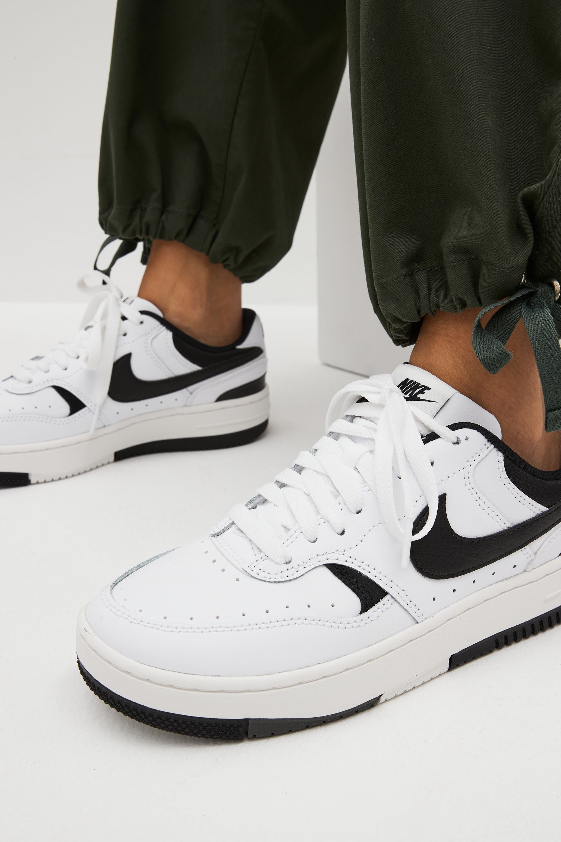 Buy Nike White Black Gamma Force Trainers from Next Ukraine