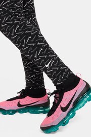 Nike Black Sportswear Essential Mid-Rise Leggings - Image 5 of 5