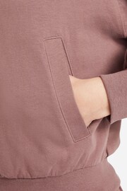 Nike Brown Sportswear Full Zip Jersey Hoodie - Image 5 of 5