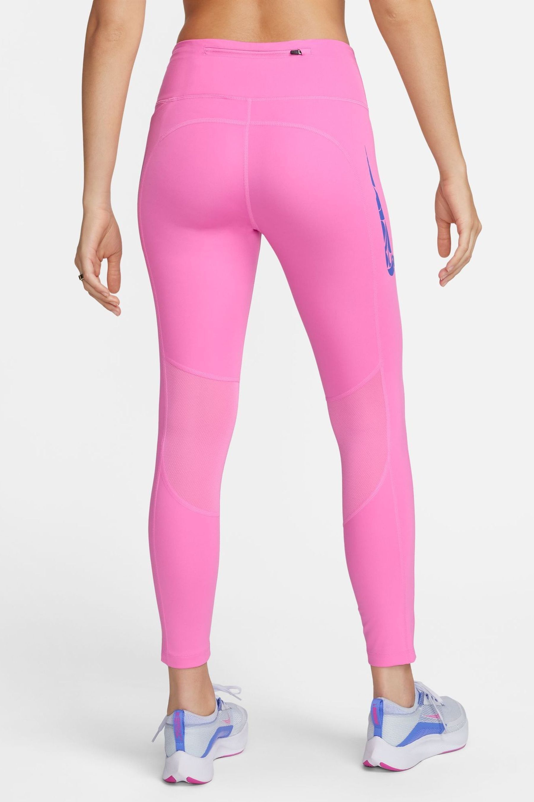Nike pink swoosh leggings shop