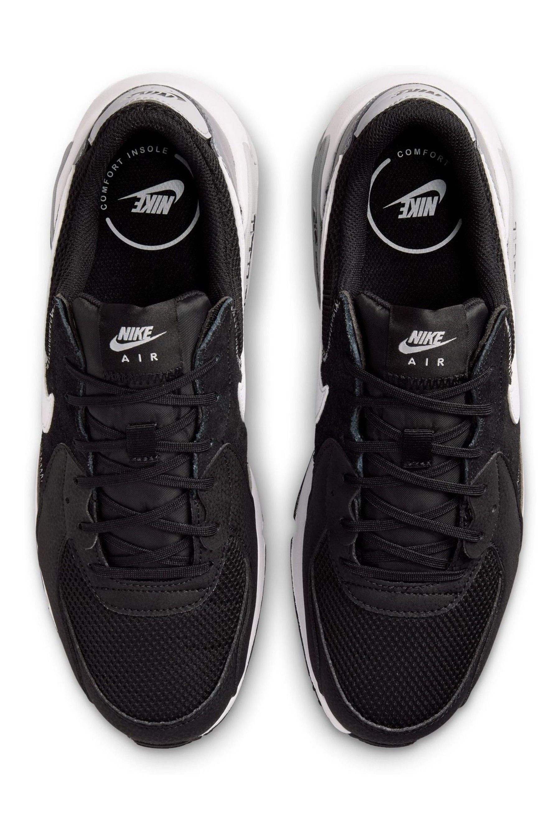 Buy Nike Black White Air Max Excee Trainers from the Next UK online shop