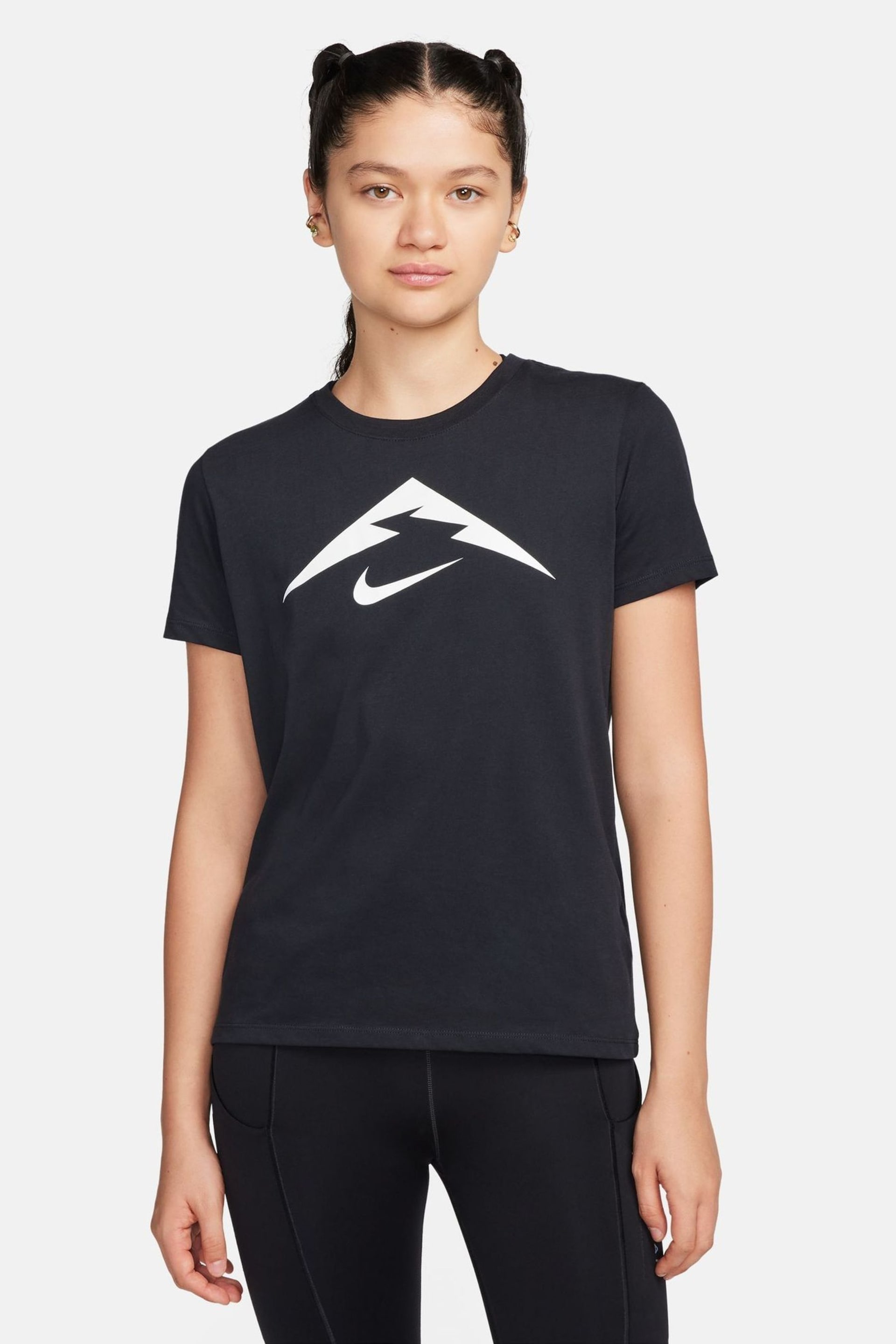 Nike Black Trail T-Shirt - Image 1 of 4