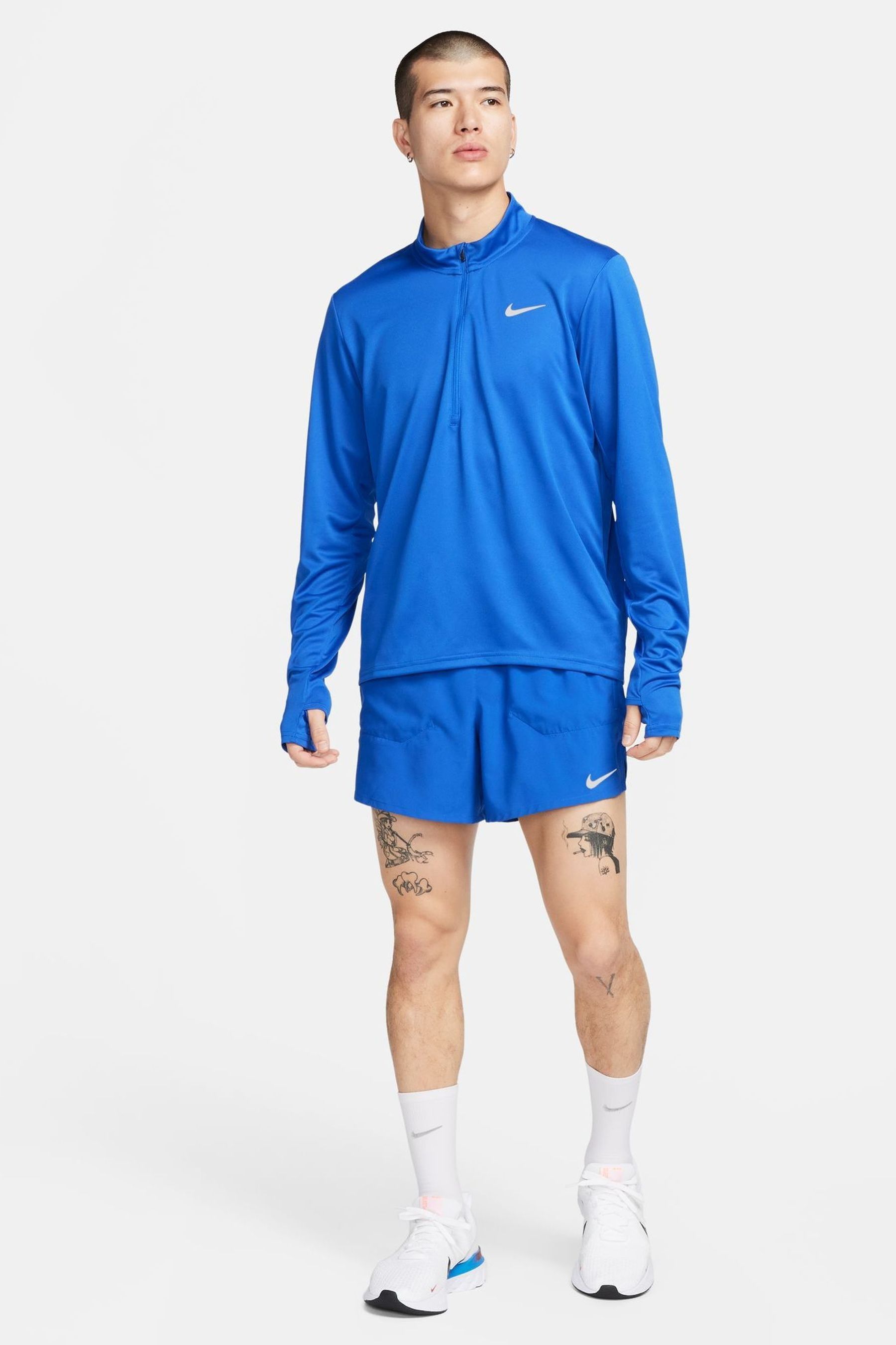 Buy Nike Royal Blue Dri FIT Pacer Quarter Zip Running Top from Next Ireland