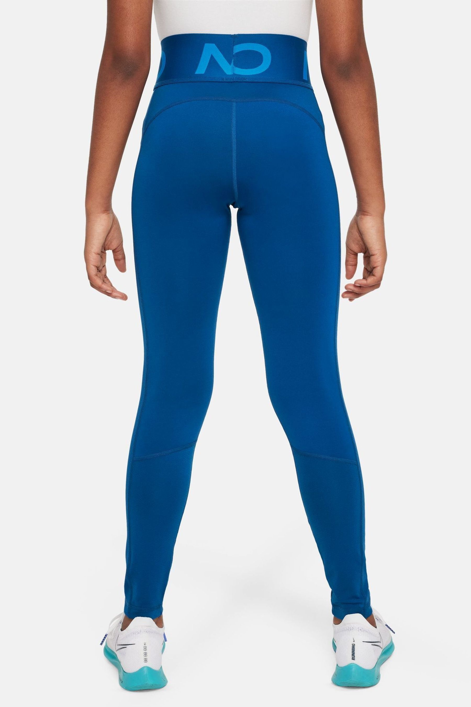 Buy Nike Blue Pro Dri FIT Leggings from Next Luxembourg