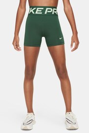 Nike Green Pro Dri-FIT 3 Inch Shorts - Image 1 of 6