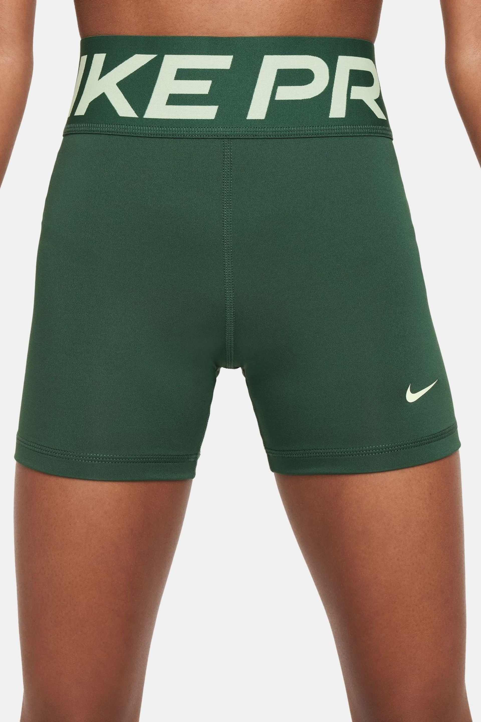 Nike Green Pro Dri-FIT 3 Inch Shorts - Image 2 of 6