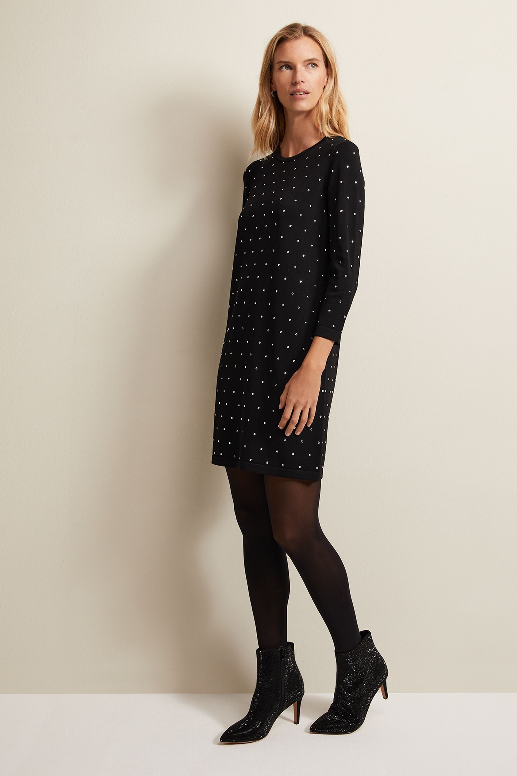 Buy Phase Eight Black Sparkly Boots from the Next UK online shop