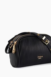 Dune London Black Detail Pleat Cross-Body Mini Bag - Image 6 of 6