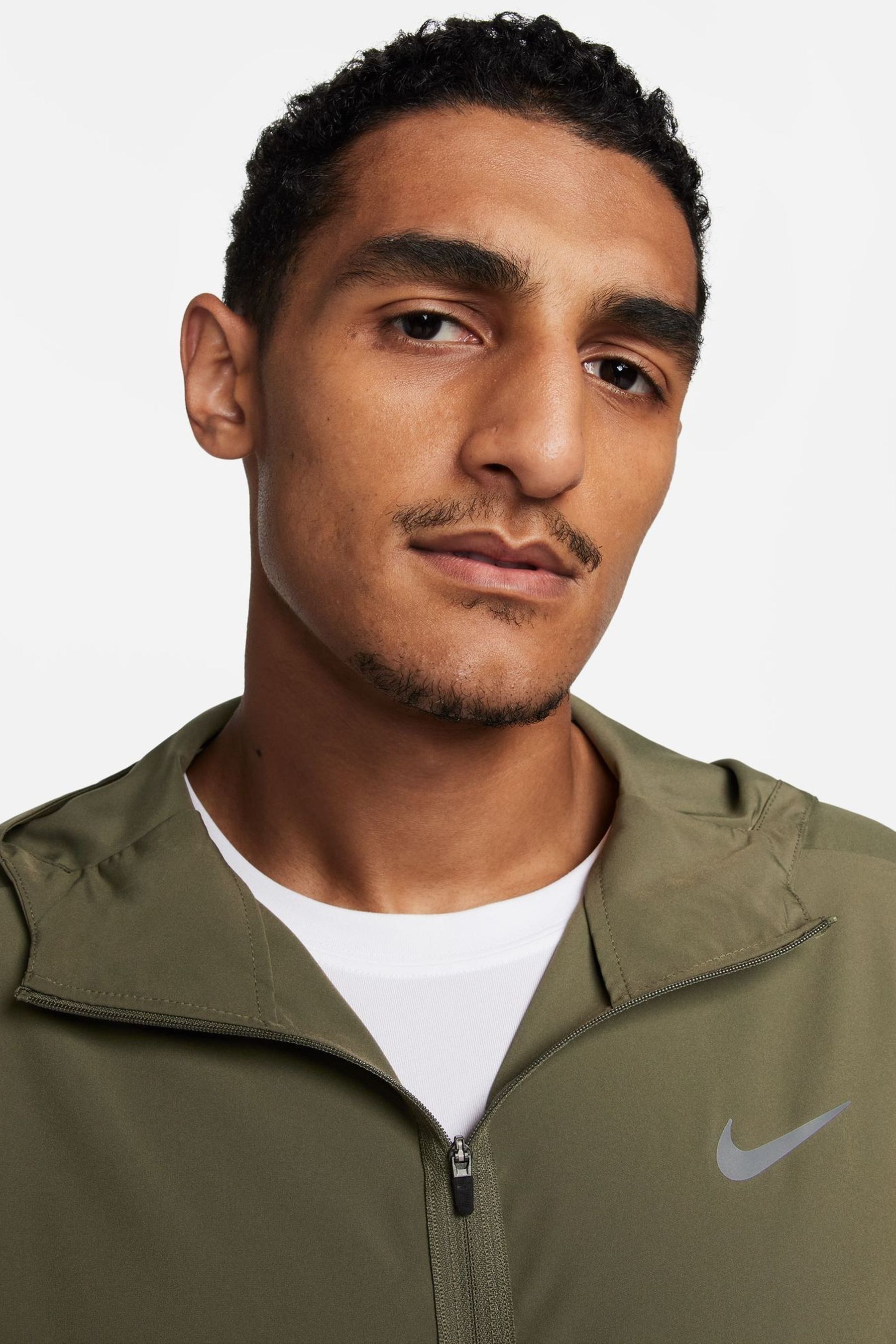 Buy Nike Olive Green Dri FIT Form Hooded Training Jacket from Next Ireland