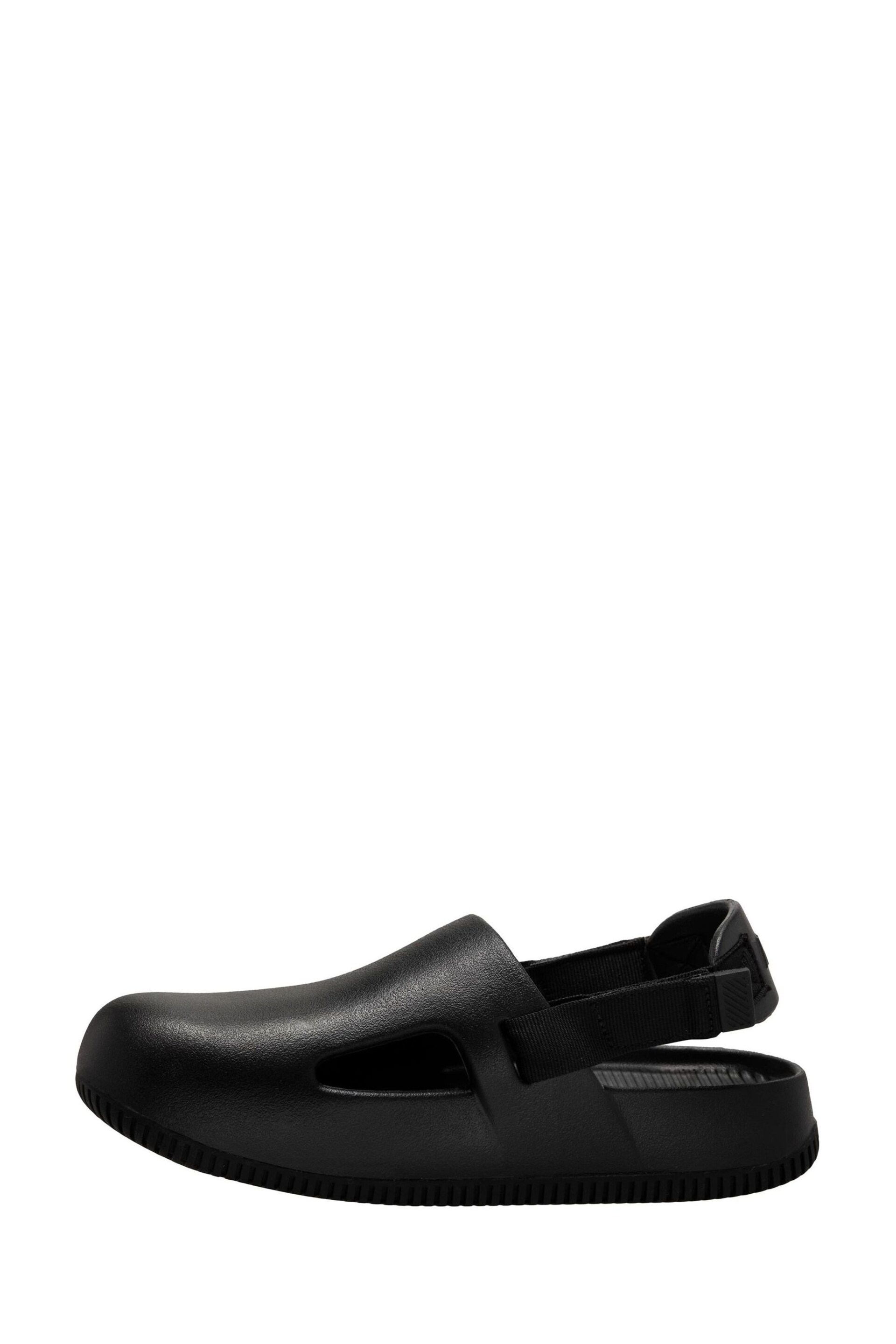 Nike Black Crome Calm Mule Sandals - Image 2 of 4