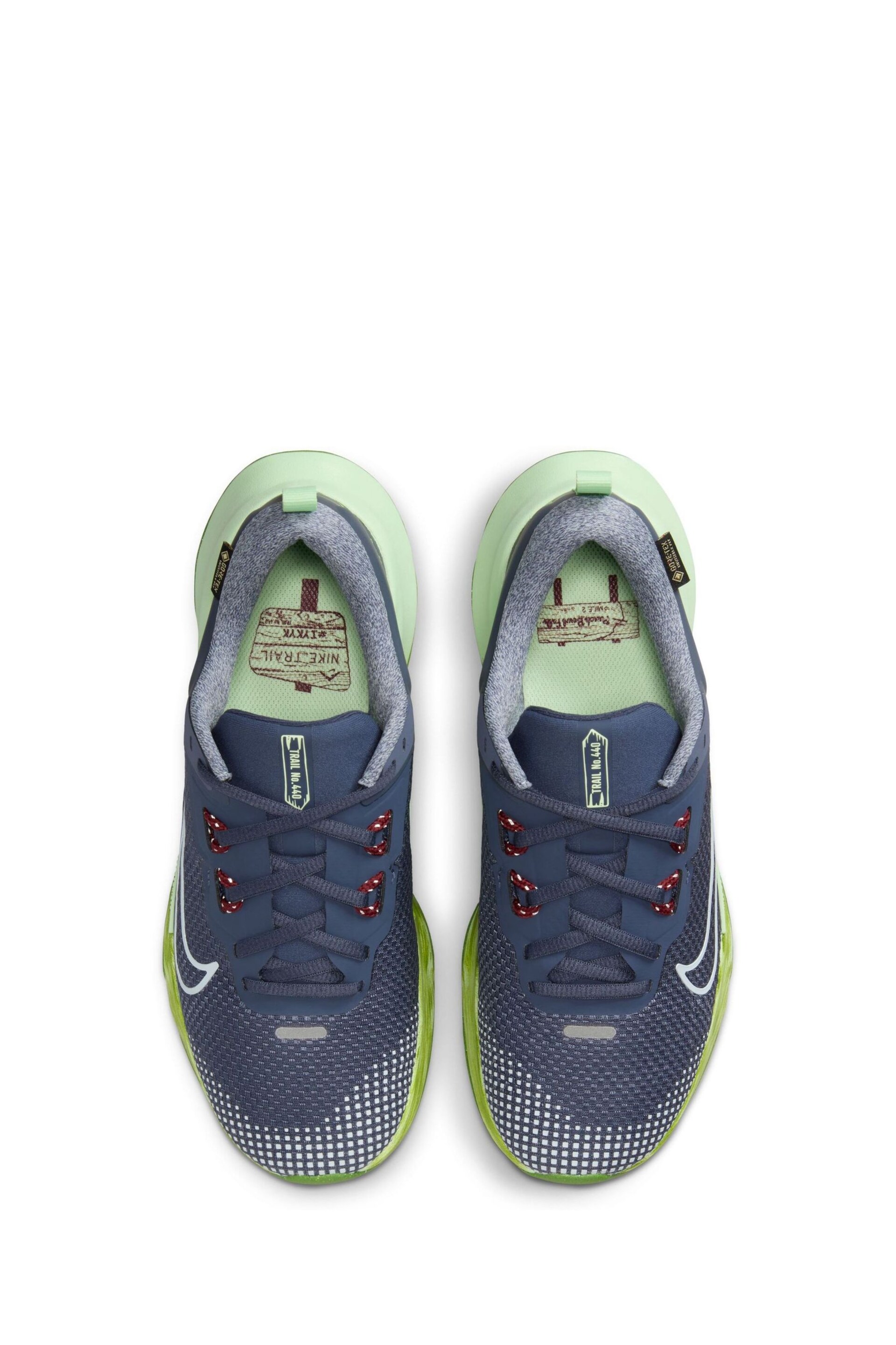Nike Blue Juniper Trail 2 GORE-TEX Waterproof Trail Running Trainers - Image 9 of 11