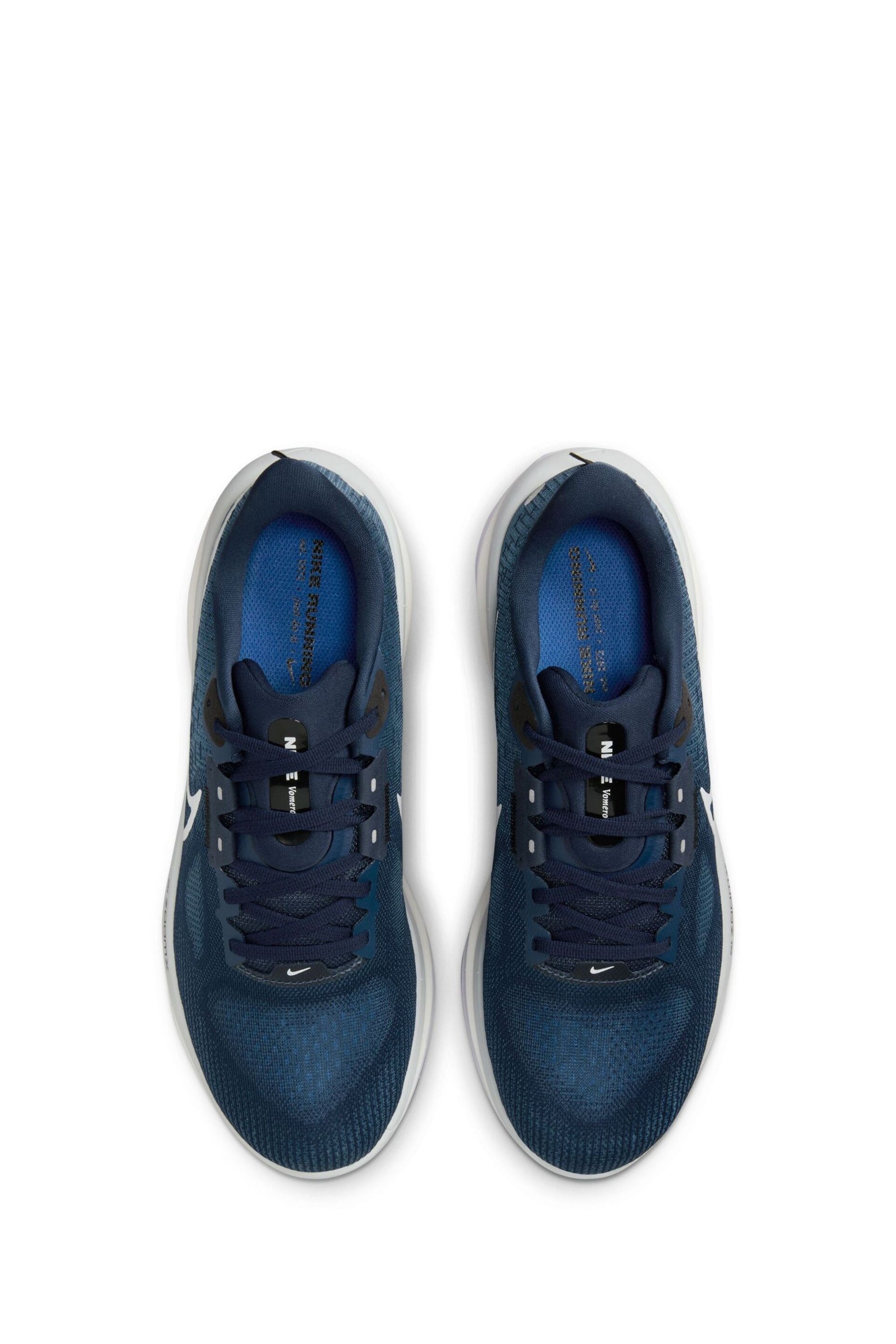 Nike Navy Vomero 17 Road Running Trainers - Image 5 of 11