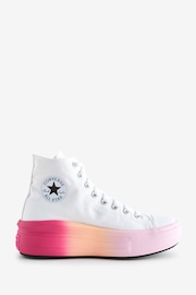 Converse White Ombre Move Platform Youth Trainers - Image 1 of 9