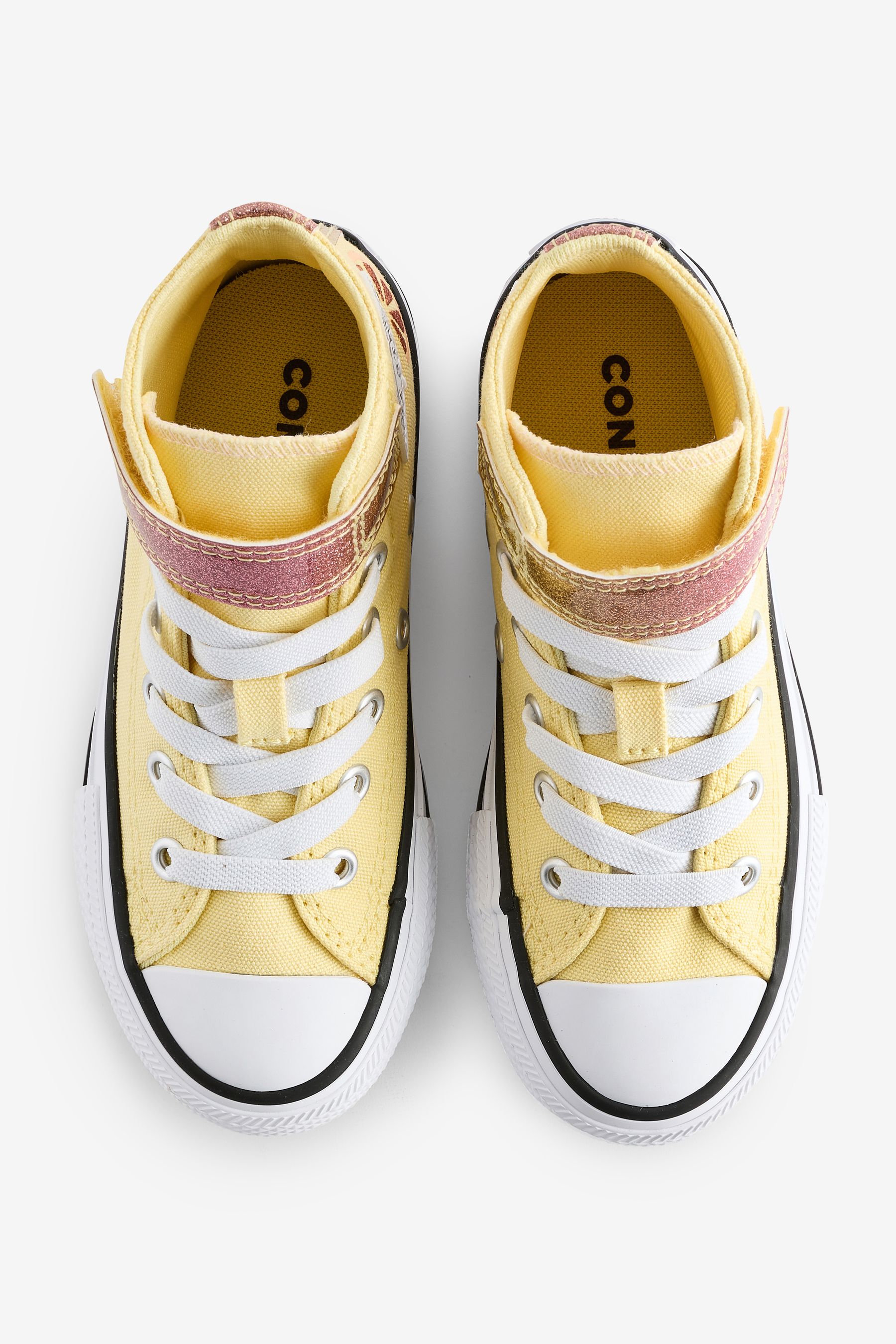 Buy Converse Yellow Chuck Taylor Easy On Lemon 1V Junior Trainers from Next Iceland