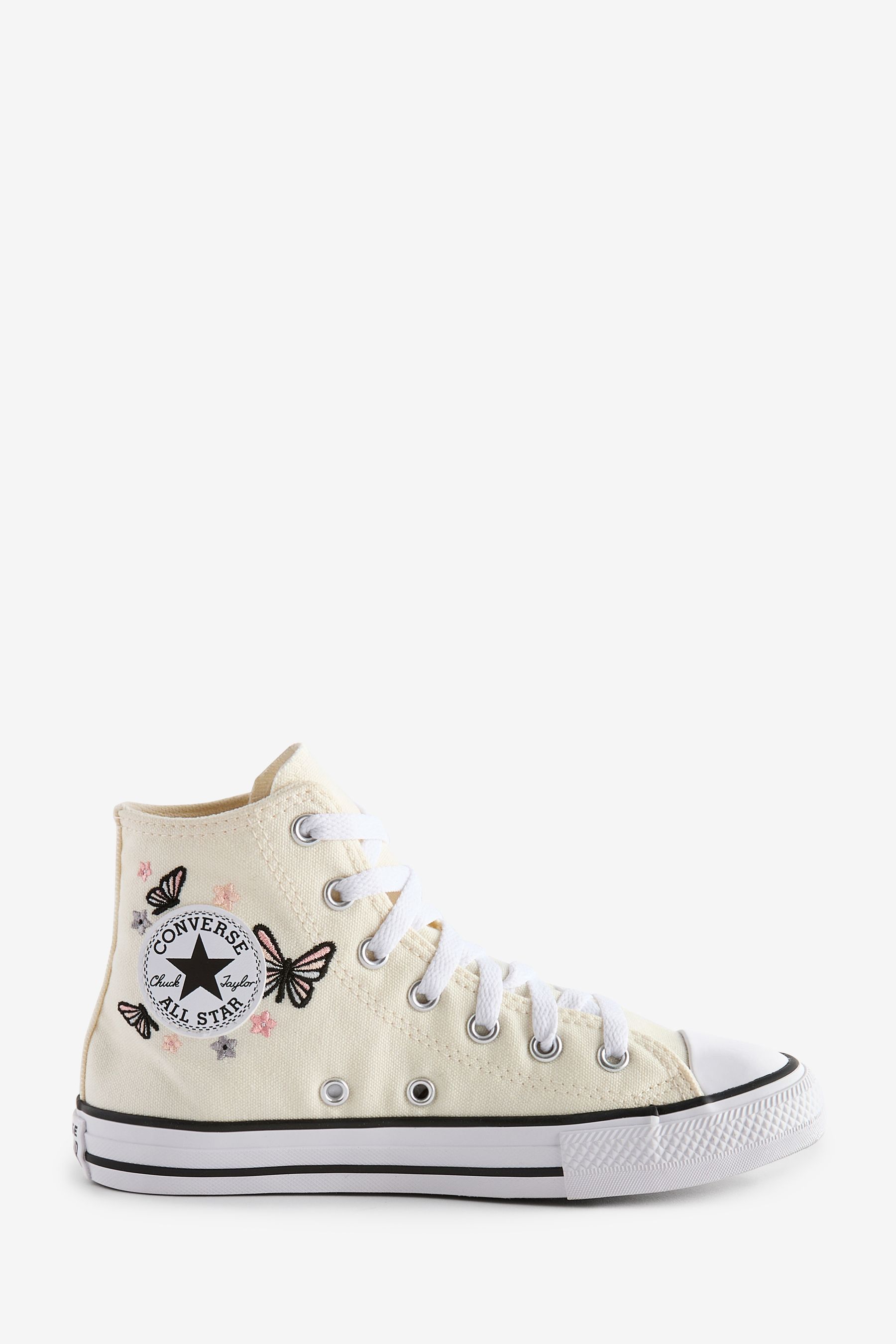 Buy Converse Cream Chuck Taylor All Star High Trainers from Next Slovenia