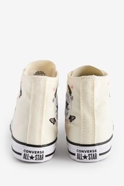 Converse Cream Chuck Taylor All Star High Trainers - Image 6 of 11