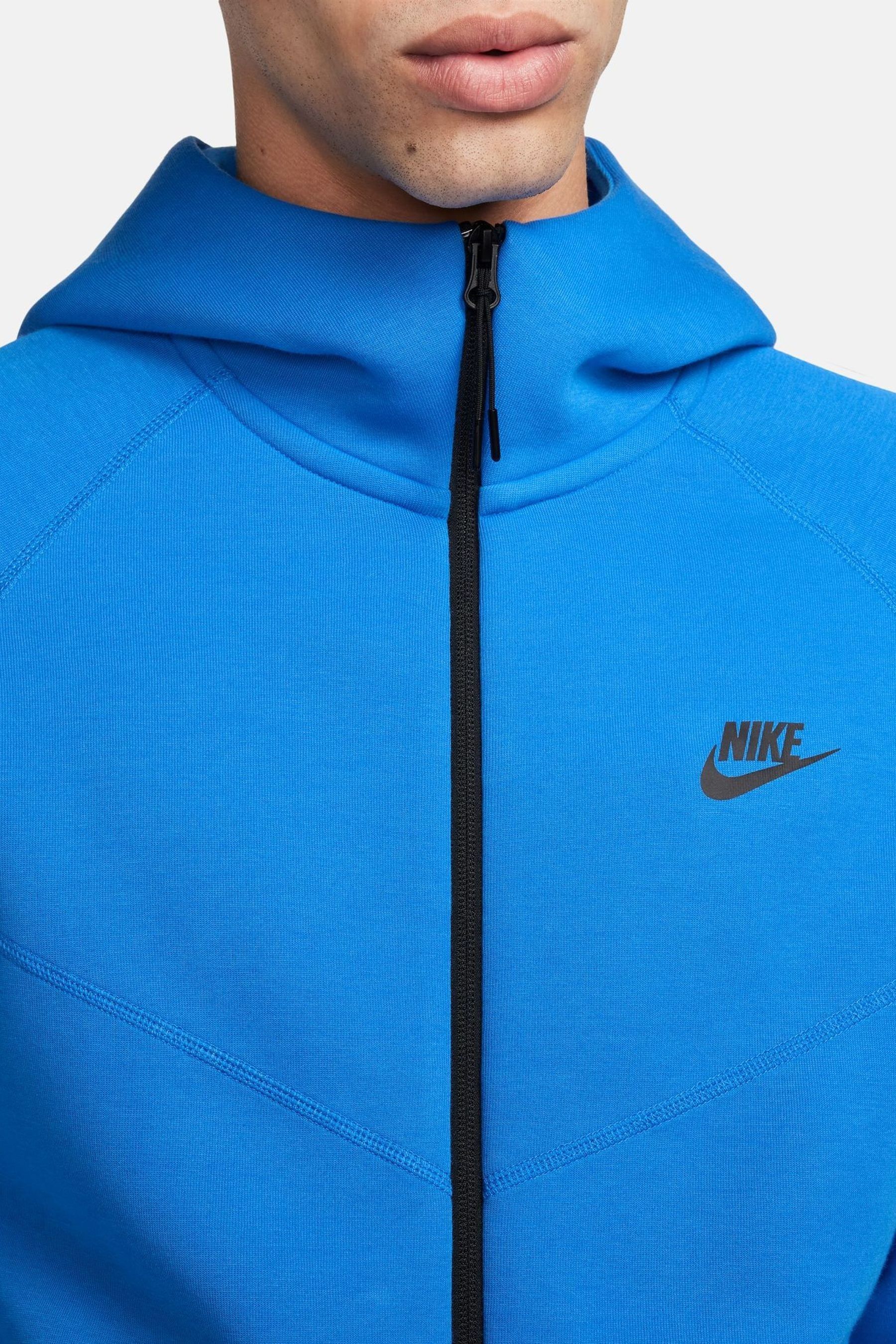 Nike blue hoodie zip up 2025