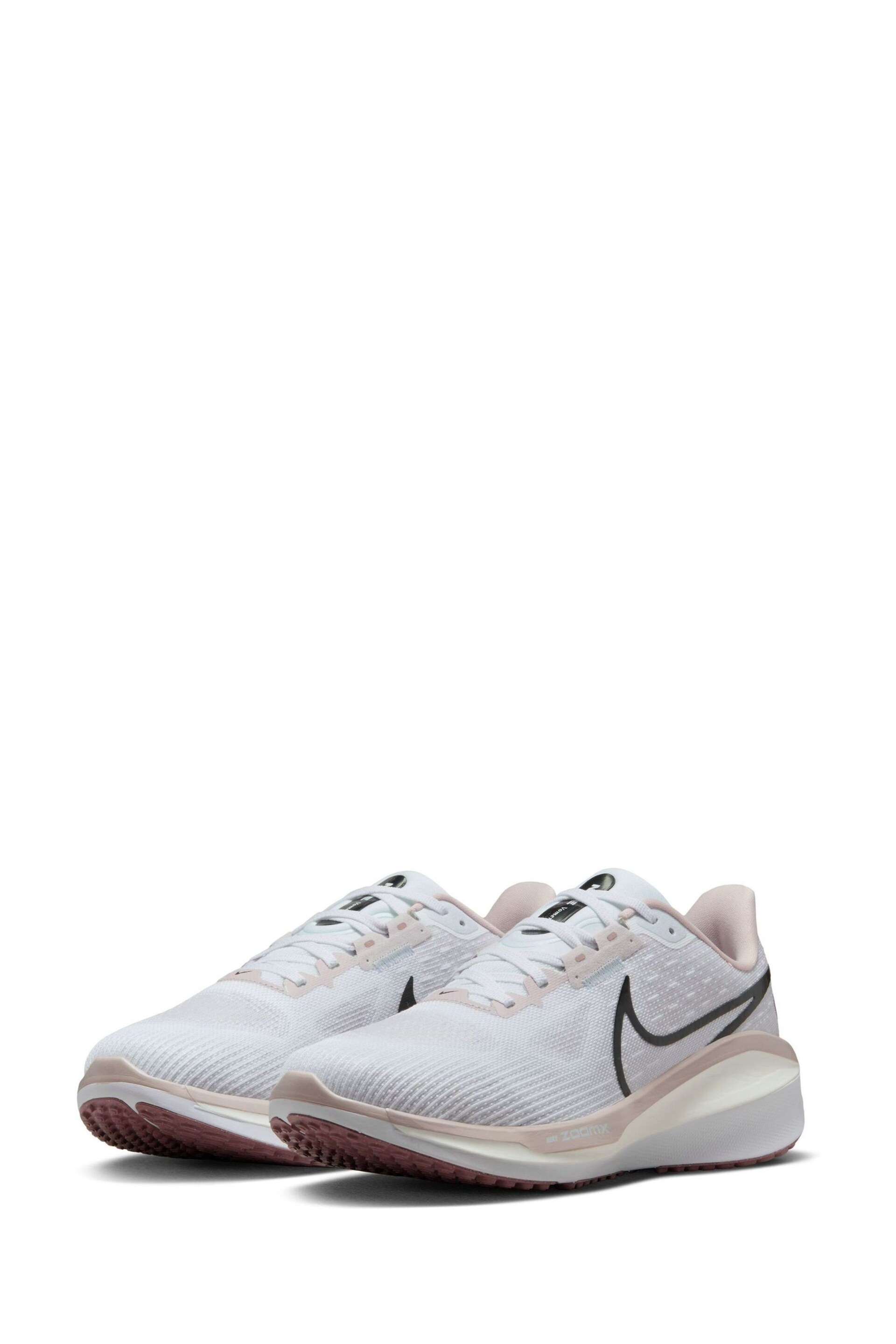 Nike White Vomero 17 Road Running Trainers - Image 2 of 11