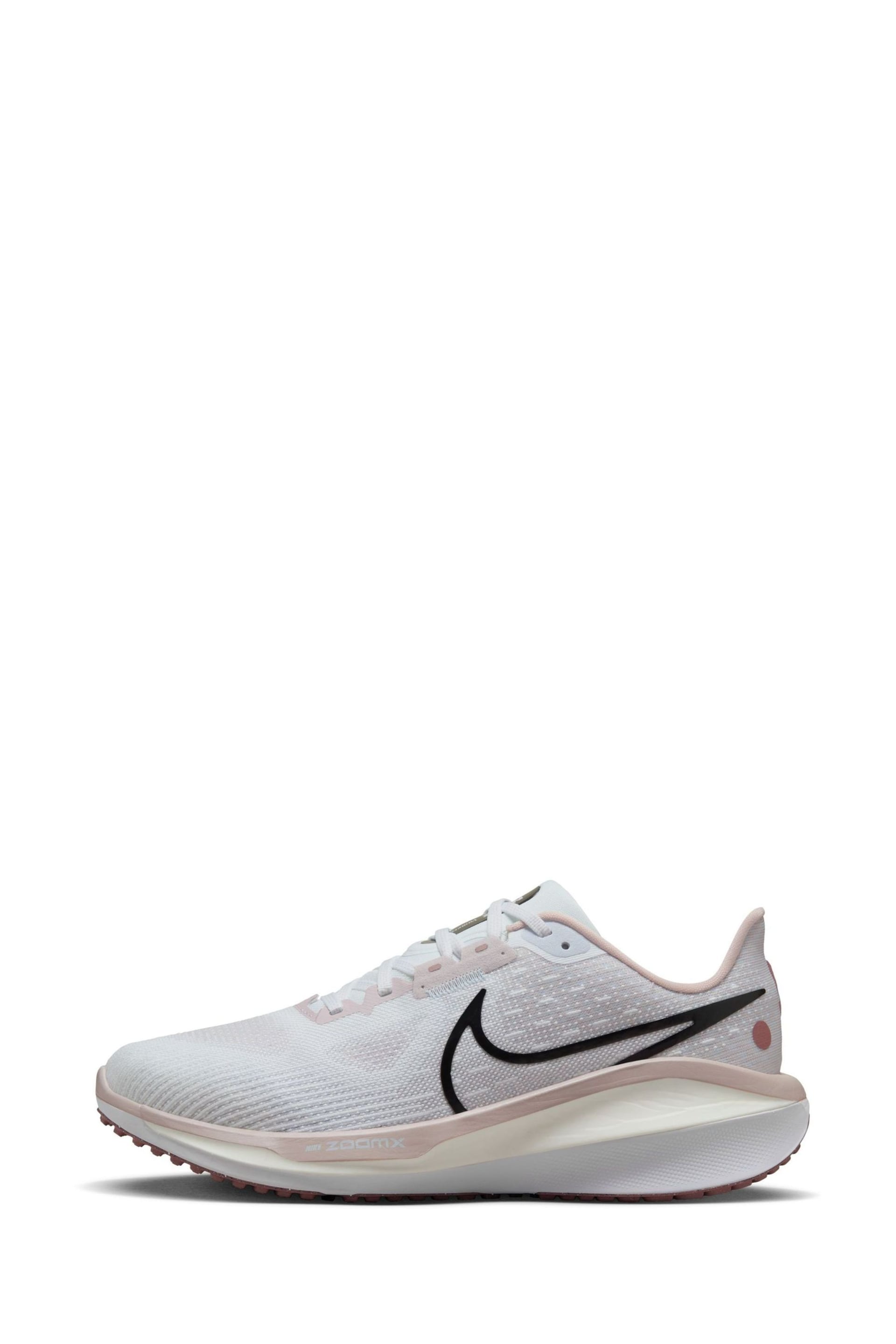 Nike White Vomero 17 Road Running Trainers - Image 7 of 11
