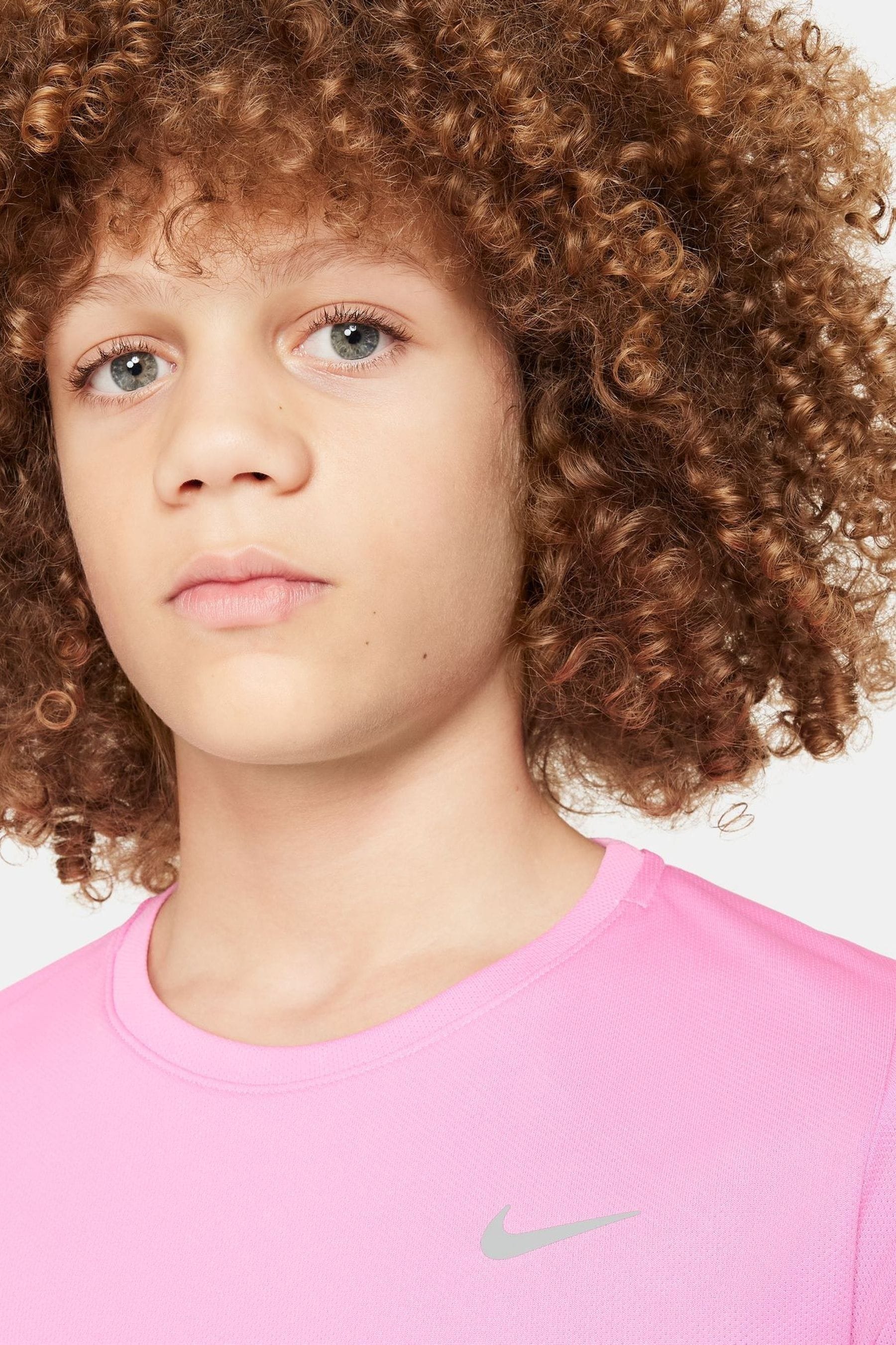 Dri fit miler t shirt pink shop
