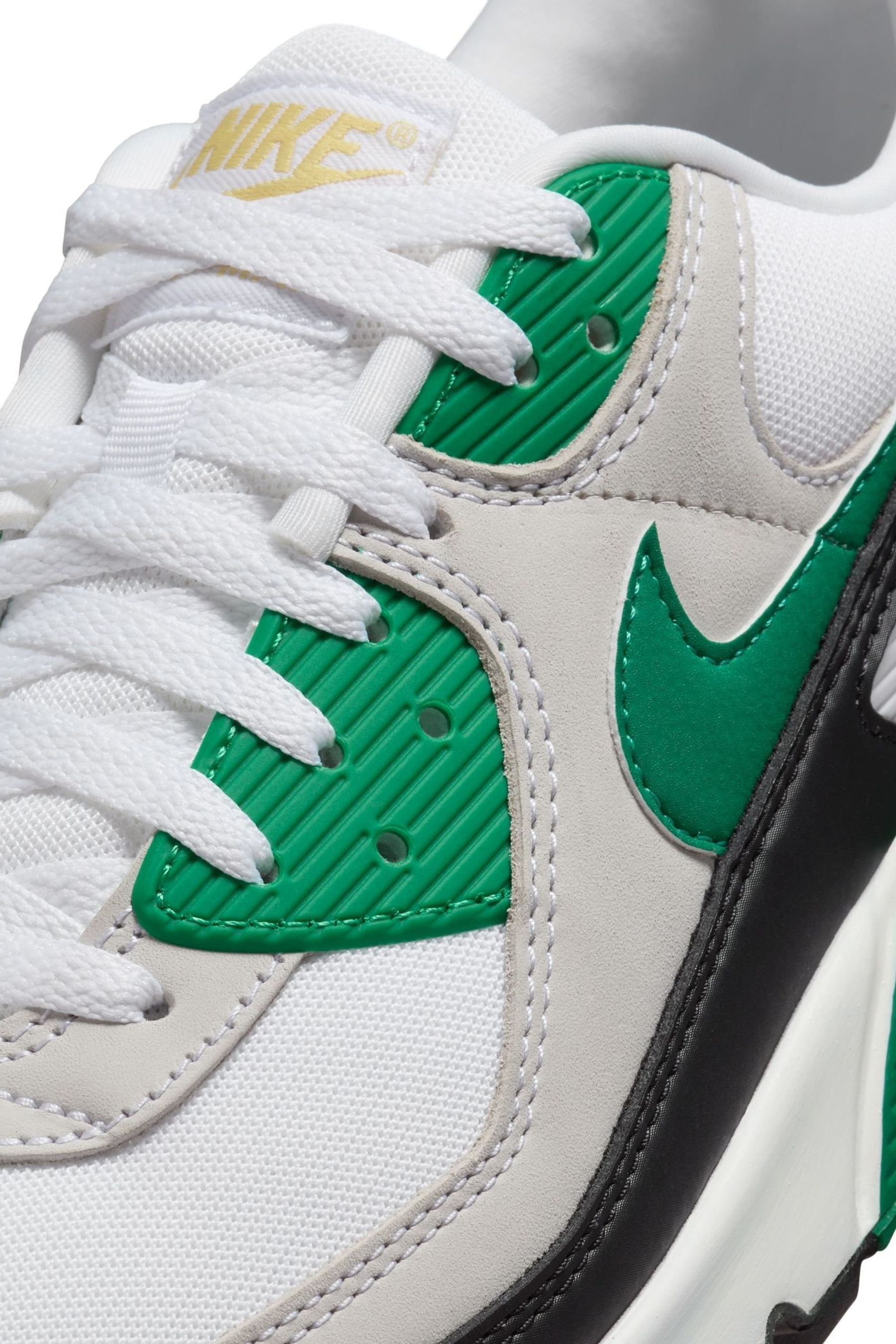 White and green nike trainers cheap