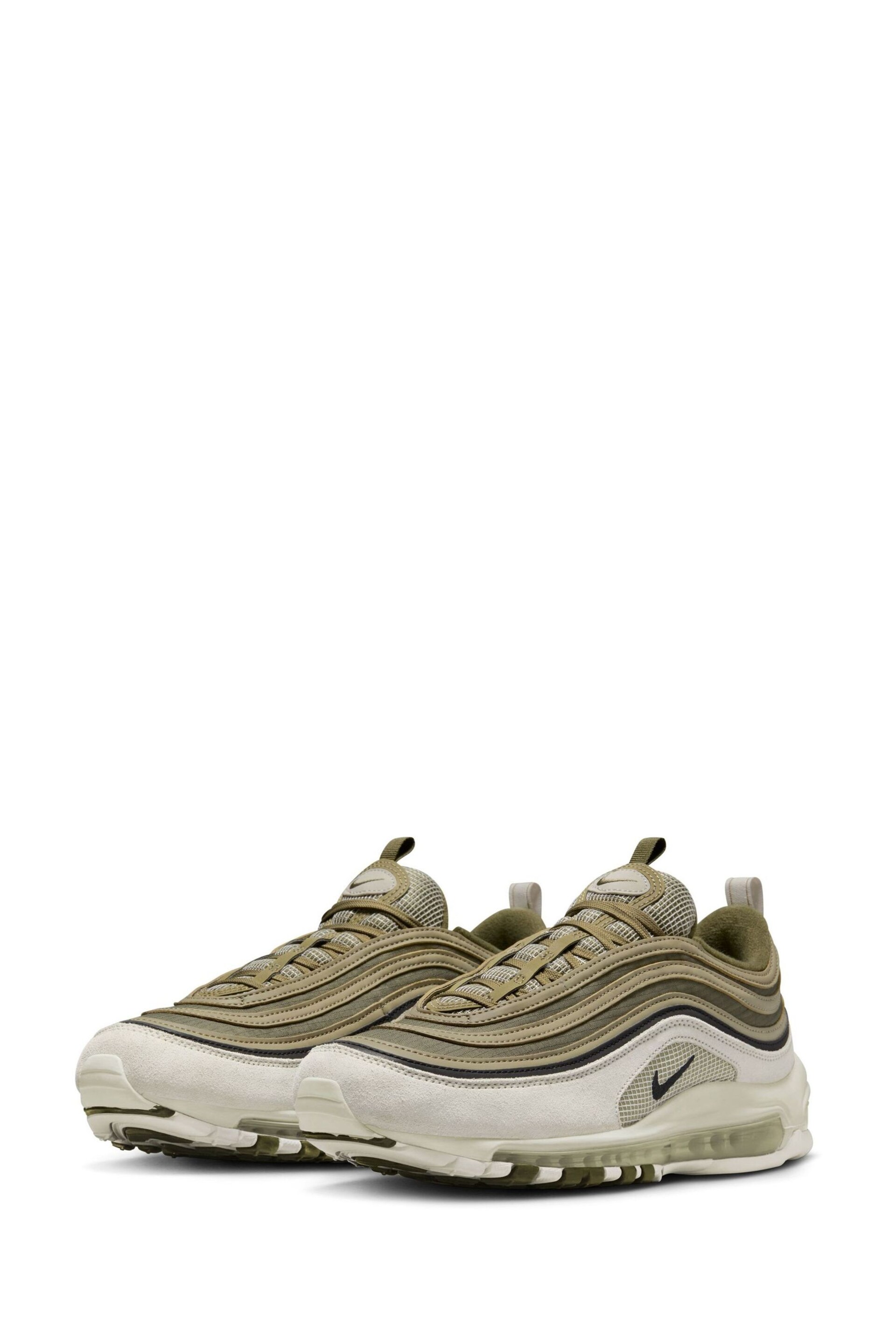 Nike Khaki Green Air Max 97 Trainers - Image 5 of 11