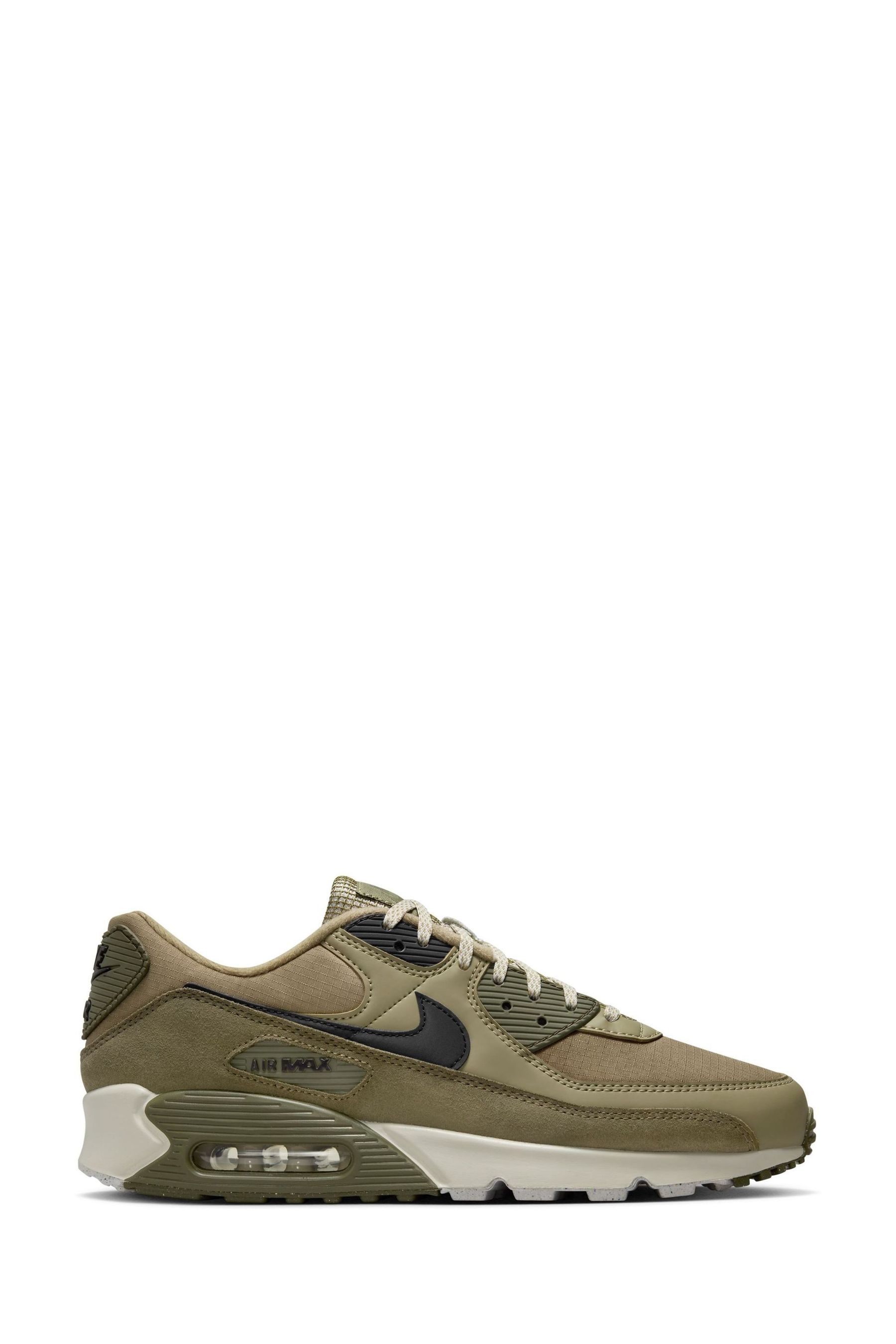 Buy Nike Khaki Air Max 90 Trainers from Next Luxembourg