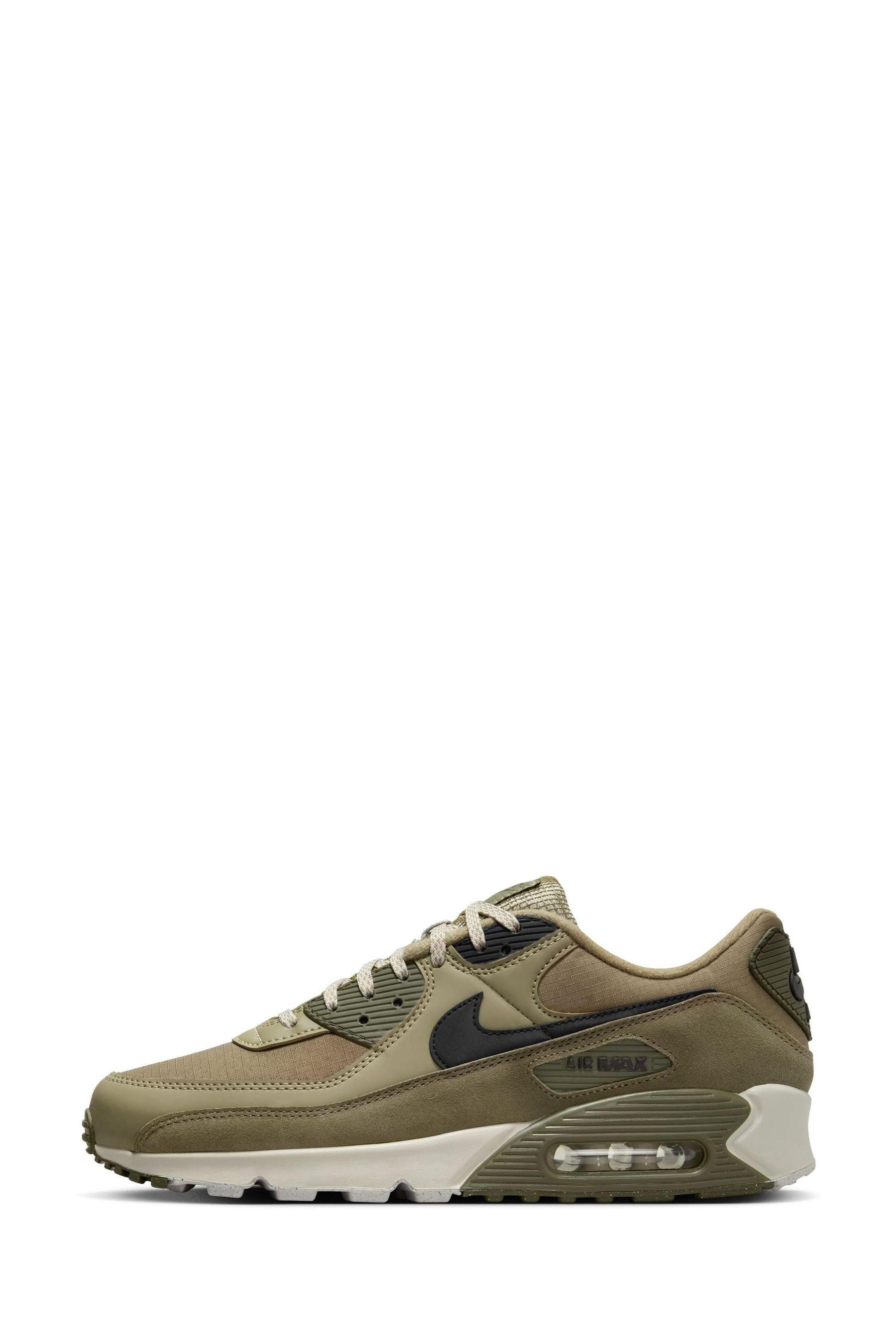 Buy Nike Khaki Air Max 90 Trainers from Next Luxembourg