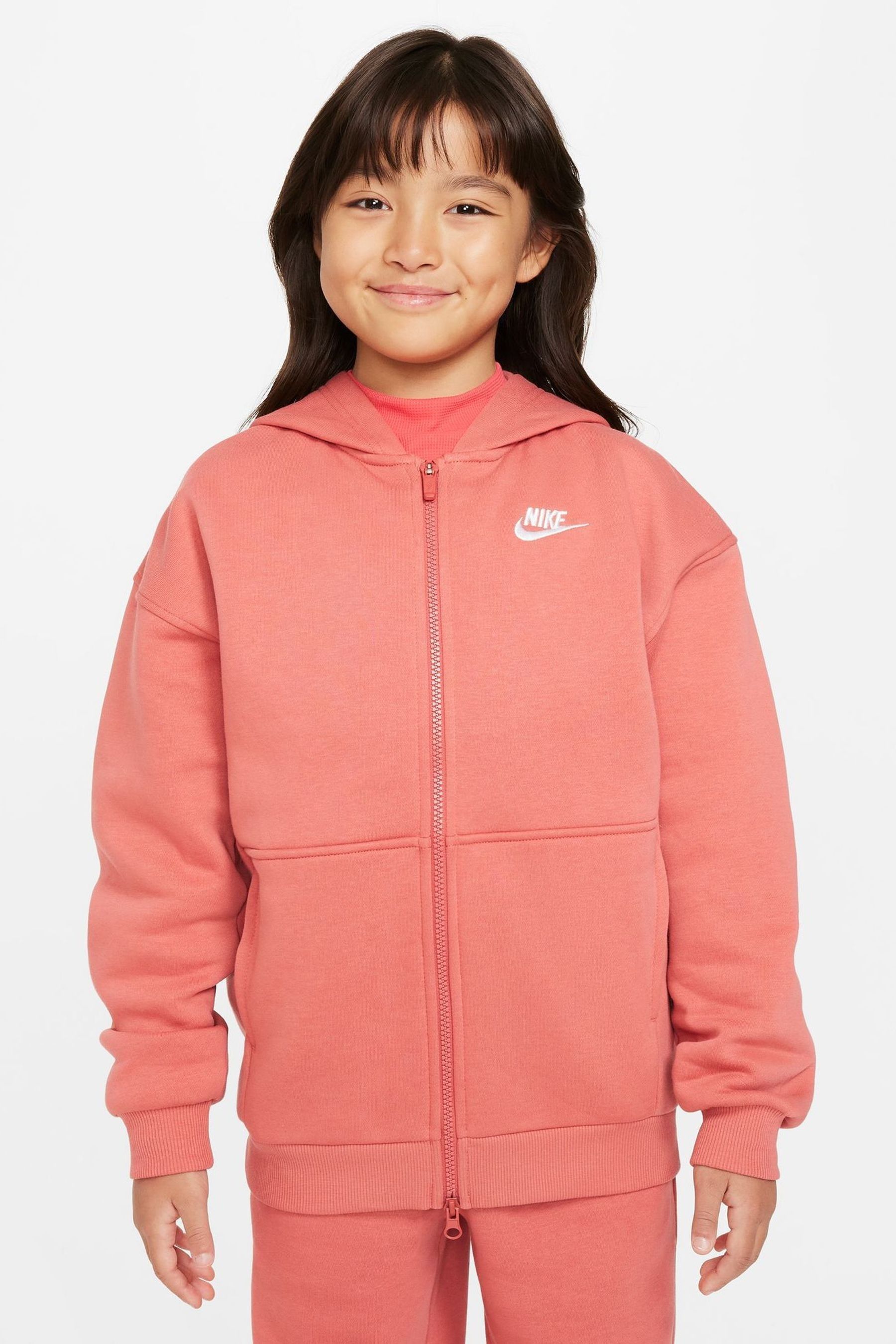 Peach nike tracksuit sales