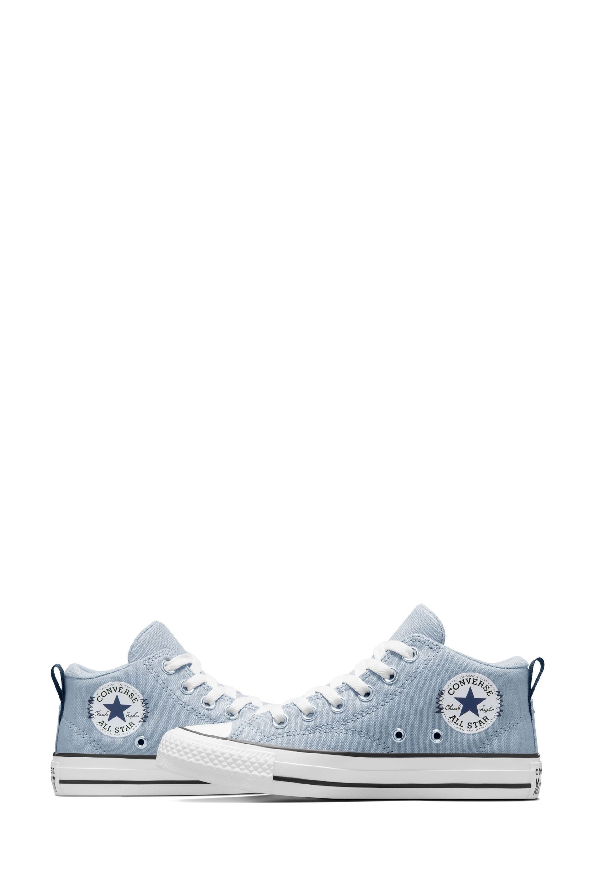 Converse Navy Malden Street Youth Trainers - Image 4 of 8