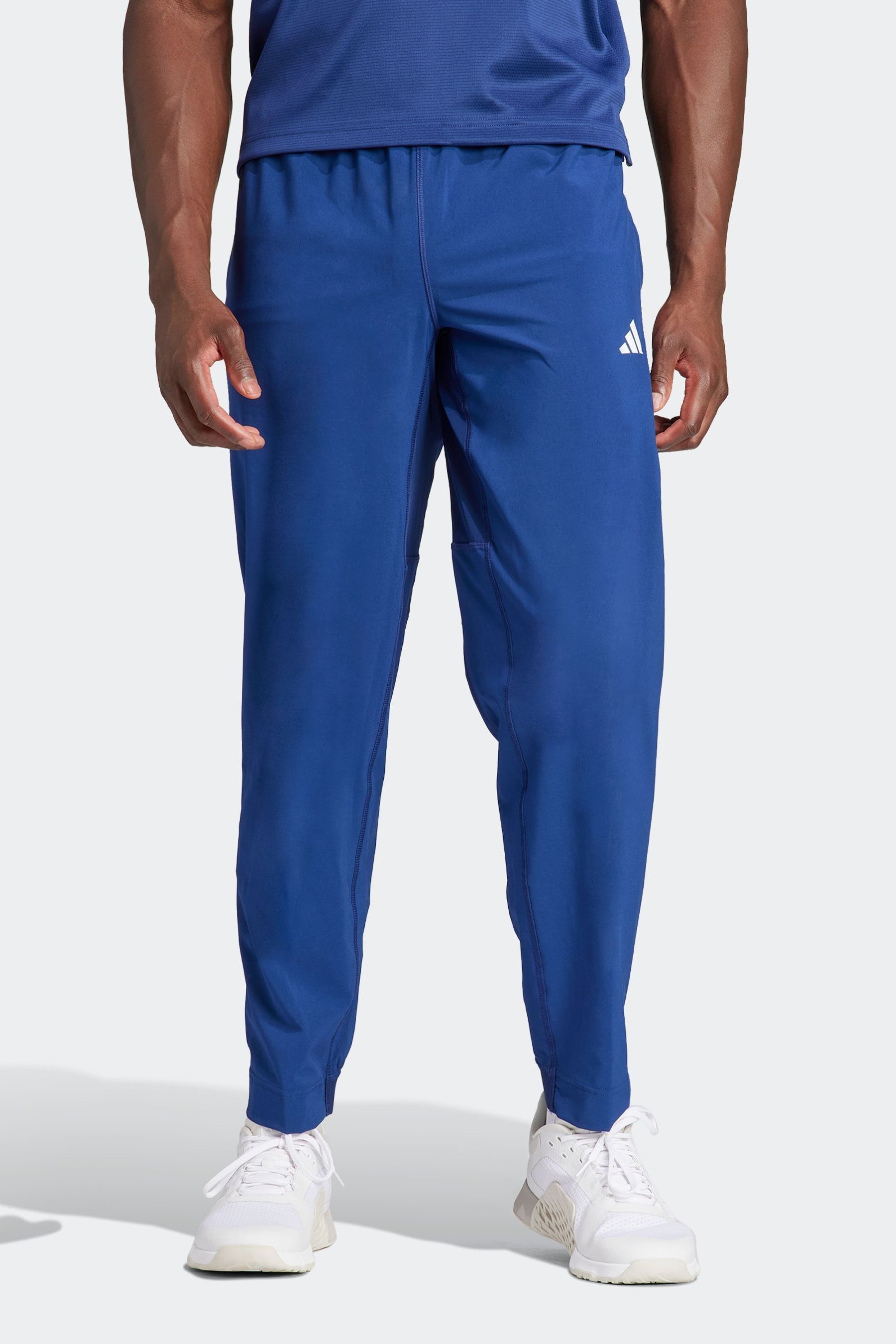 Adidas Blue Train Essentials Woven Joggers xlarge Mens