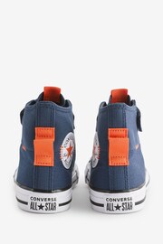 Converse Navy Junior Chuck Taylor All Star 1V Trainers - Image 5 of 9