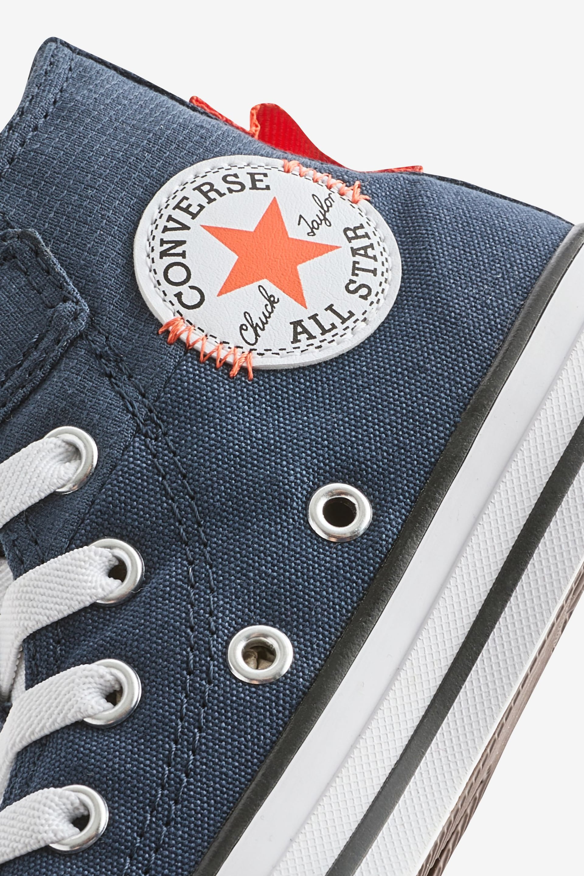 Converse Navy Chuck Taylor All Star 1V Junior Trainers - Image 8 of 9